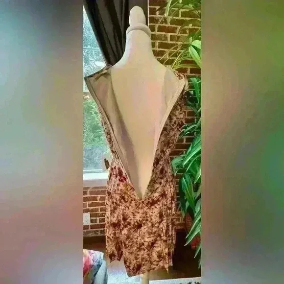 Forever 21 Multicolor-Pleaded Dress-Size M-NWT - Picture 7 of 8